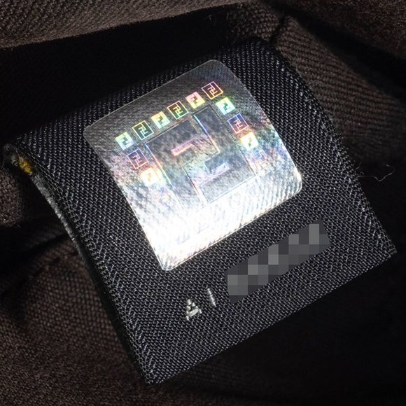 Fendi Zucca Shoulder Bag in Zucchino Canvas, Black, 8BT075 - Picture 13 of 16